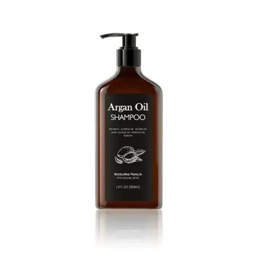 Salon‑Grade Argan Oil Shampoo – Sulfate‑Free Moisturizing Treatment for Curly/Dry/Oily/Damaged Hair, Women & Men