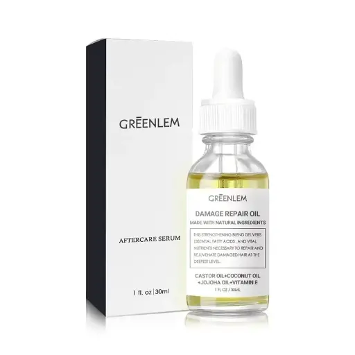 Plant‑Based Hair Growth Oil with Coconut & Castor Oil – Vegan Formula to Reduce Hair Loss & Strengthen Damaged Hair 30ml